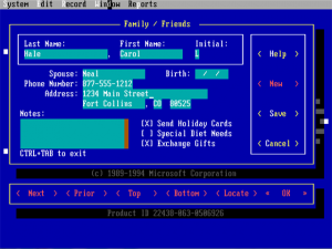 Visual FoxPro Application Screenshot 4